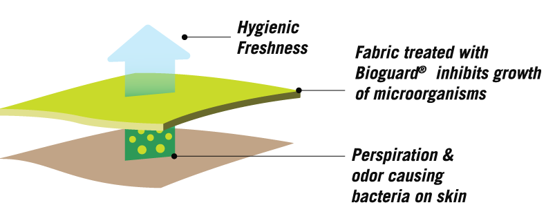 Antimicrobial Bioguard Diagram